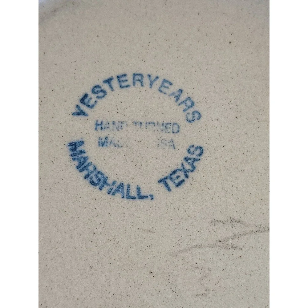 Yesteryears Pottery Set of bowls Hand Turned Marshall Texas